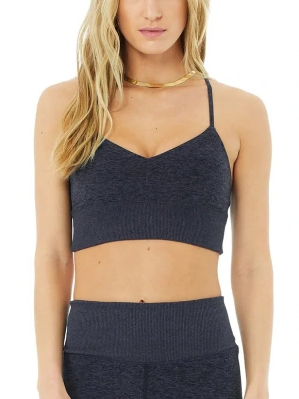 Alosoft Lavish Bra in Rich Navy Heather